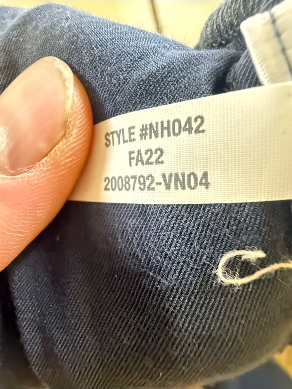 Madewell Navy Blue Short-Sleeve Elastic-Waist Jumpsuit - Picture 7 of 8